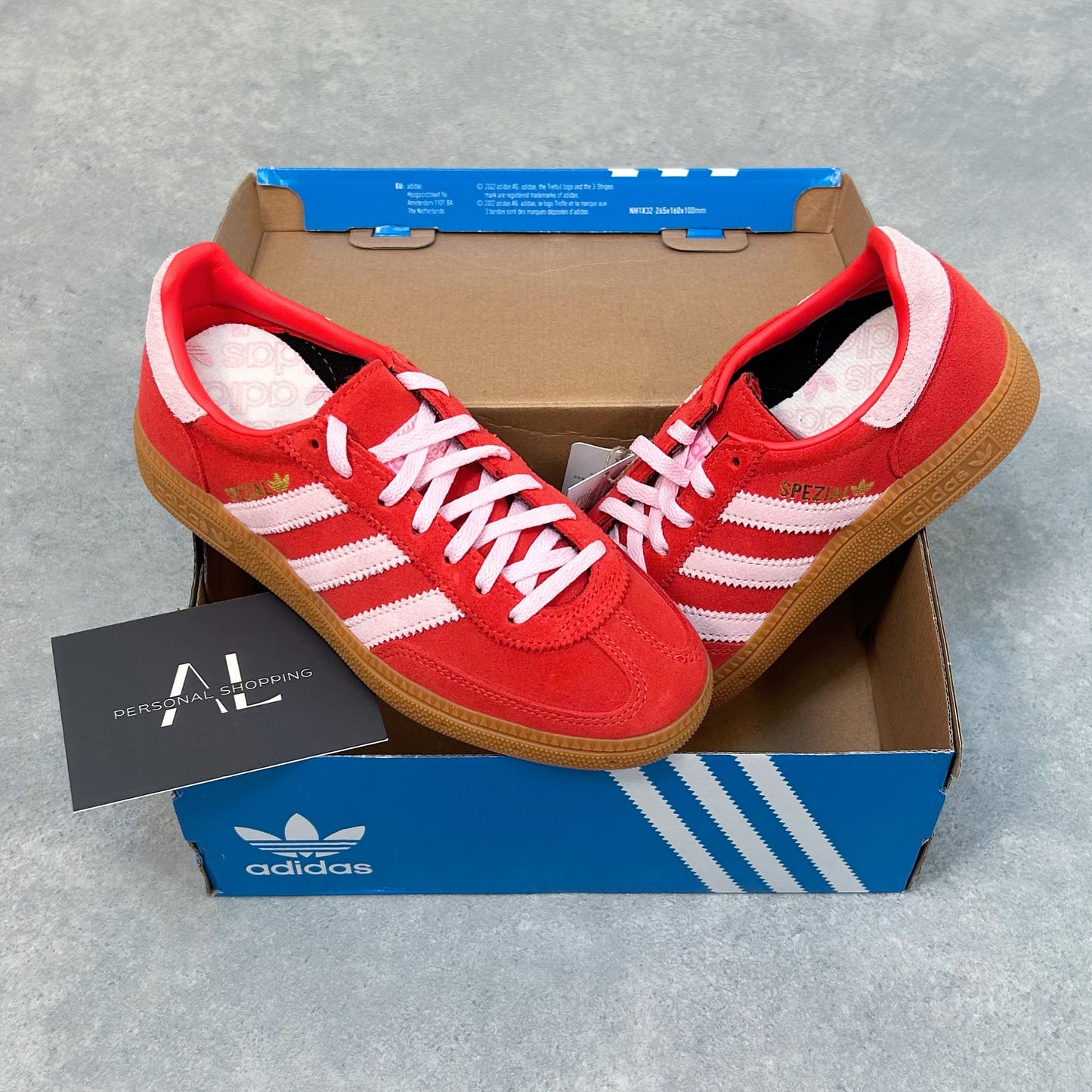 adidas handball spezial - bright red clear pink