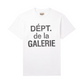 gallery dept logo print t-shirt - white