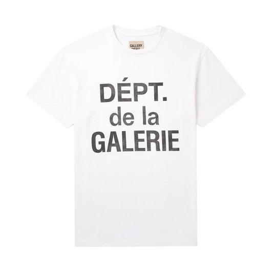 gallery dept logo print t-shirt - white