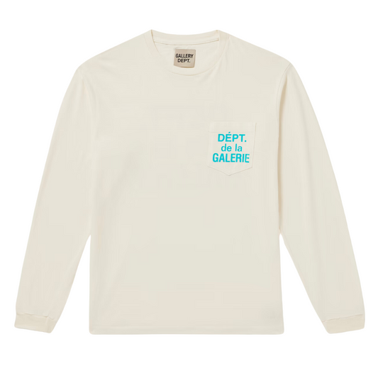 gallery dept long sleeve t-shirt - cream