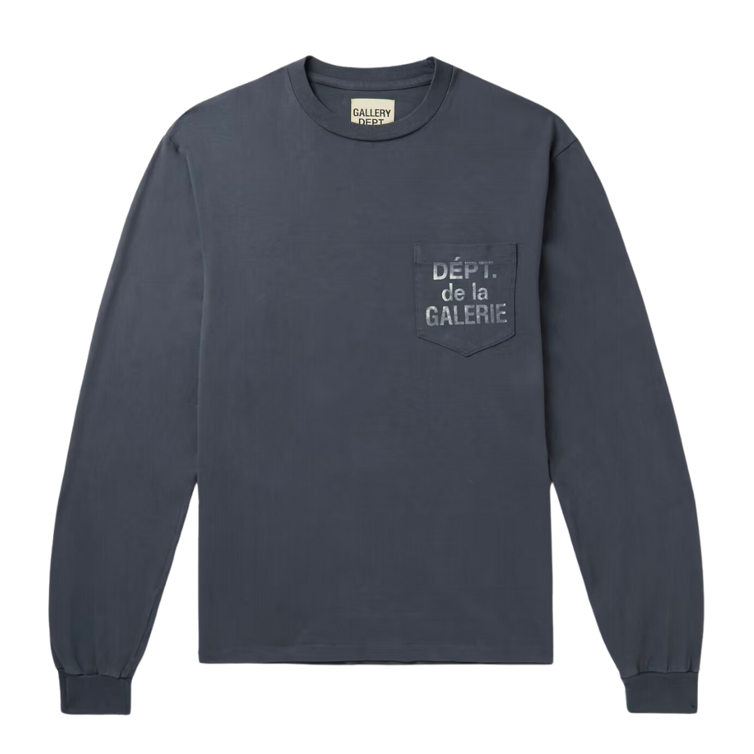 gallery dept long sleeve t-shirt - dark grey