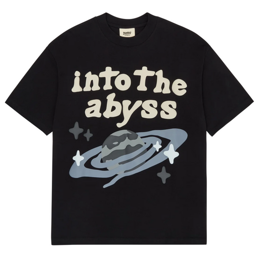 broken planet t-shirt 'into the abyss'
