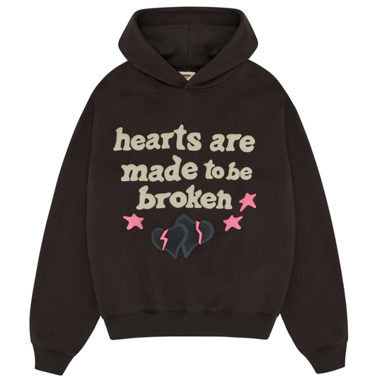 broken planet hoodie 'hearts are made to be broken'