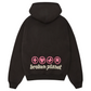 broken planet hoodie 'hearts are made to be broken'