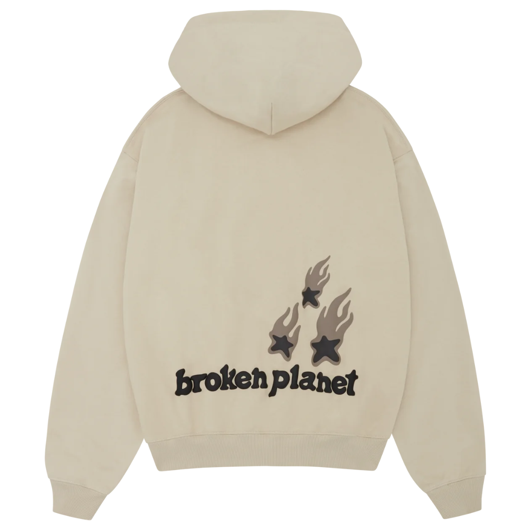 broken planet hoodie 'heartless love'