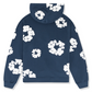 denim tears - the cotton wreath 'navy' hoodie