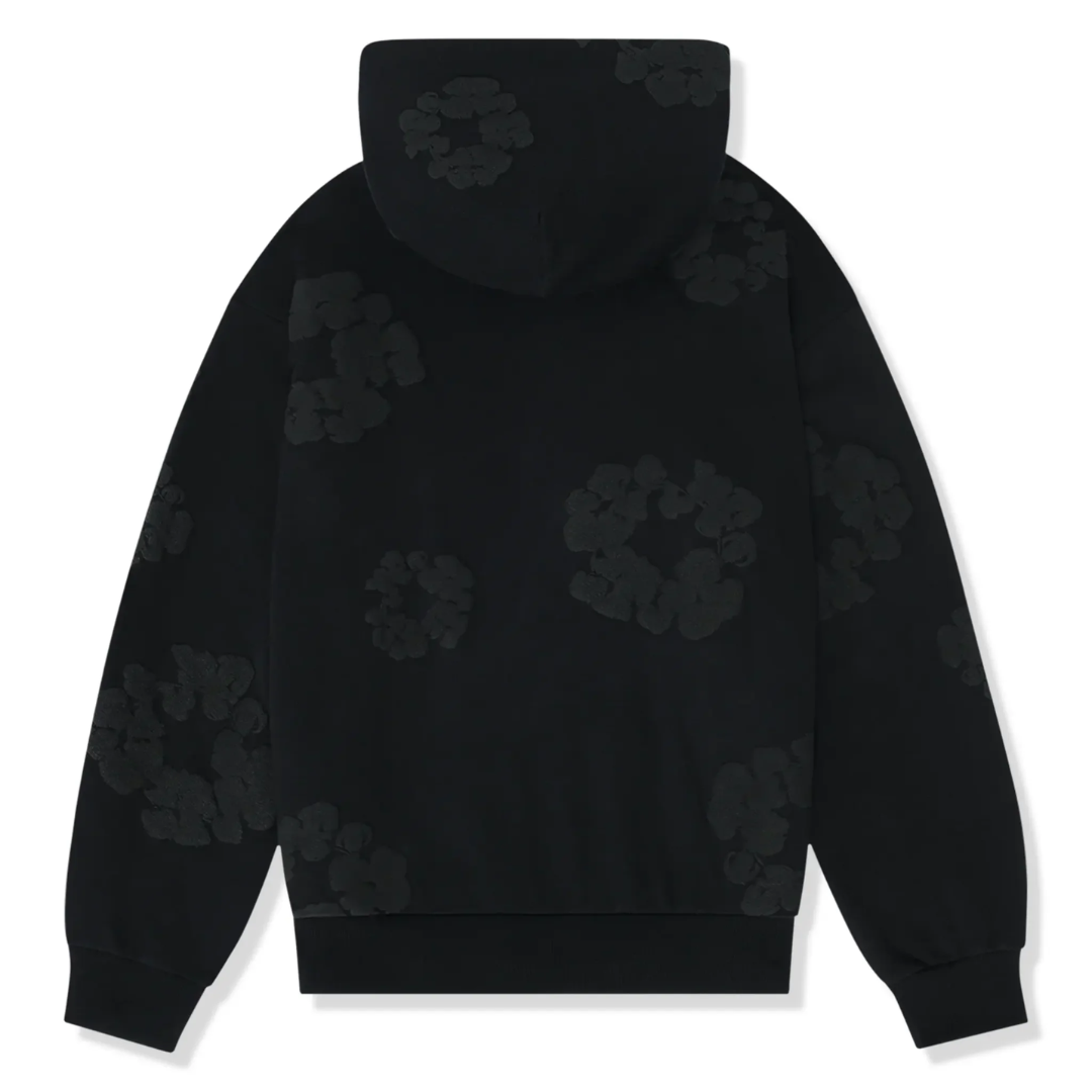 denim tears - the cotton wreath 'monochrome' hoodie