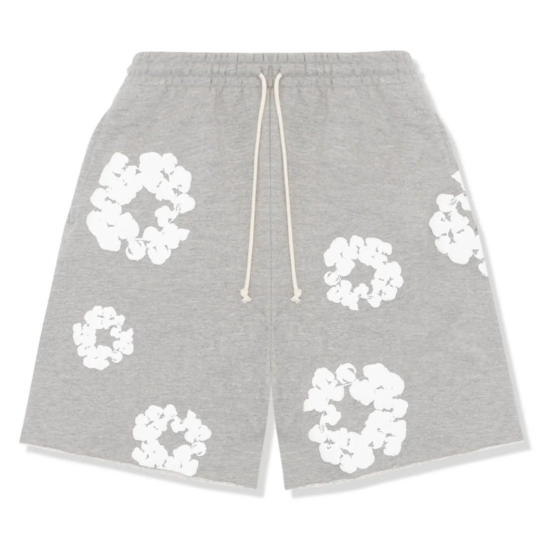 denim tears - the cotton wreath 'grey' shorts