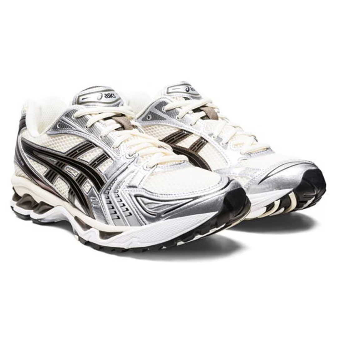 asics gel-kayano 14 | silver cream / metallic plum