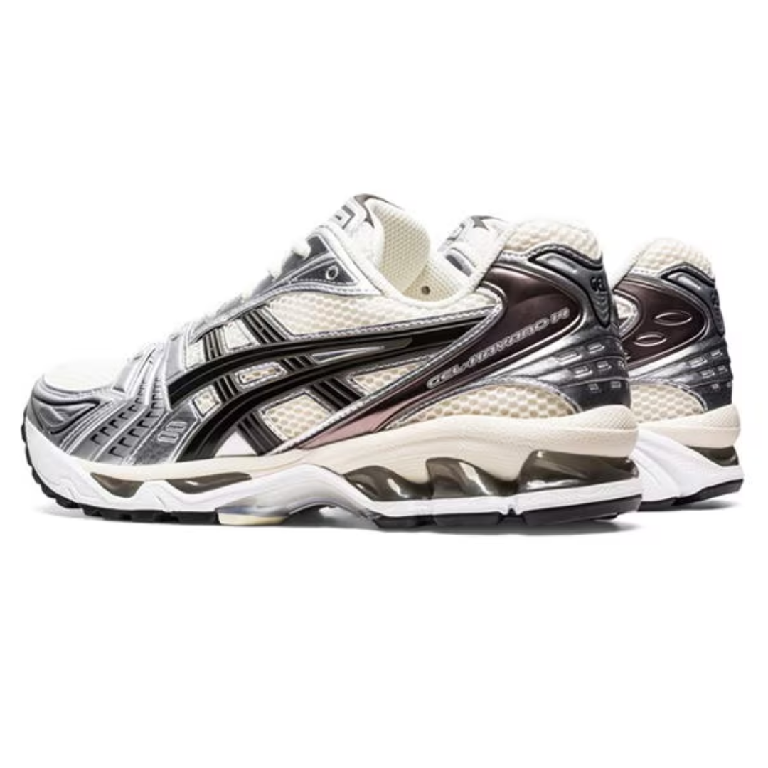 asics gel-kayano 14 | silver cream / metallic plum