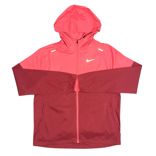 nike uv windbreaker | adobe red