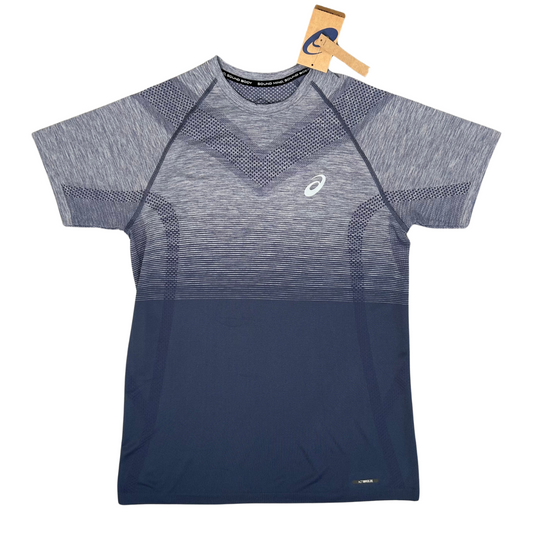 asics seamless t-shirt | blue thunder / navy