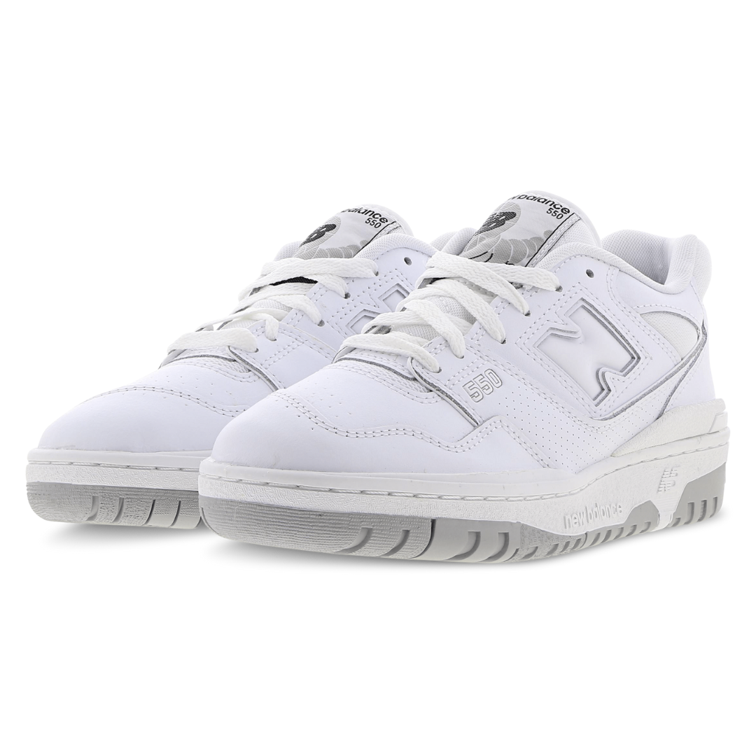 new balance 550 | triple white