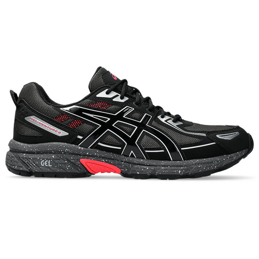 asics gel-venture 6 | obsidian grey red