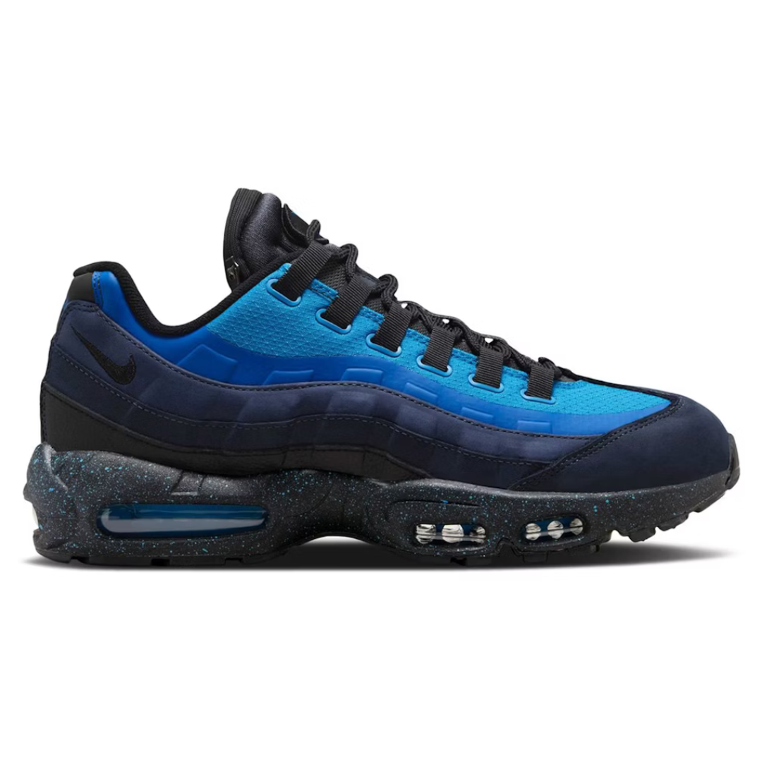 nike air max 95's x stash - obsidian black harbour blue