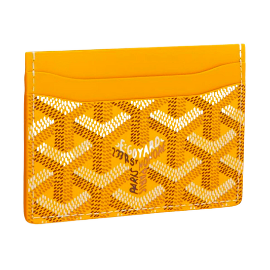 goyard saint sulpice card-holder - yellow