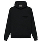 fear of god essentials hoodie (ss22) - black