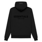 fear of god essentials hoodie (ss22) - black