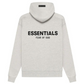 fear of god essentials hoodie (ss22) - heather oatmeal