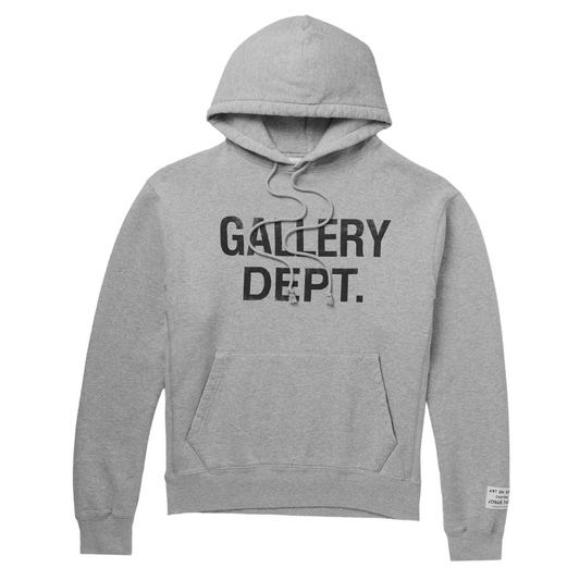 gallery dept jersey hoodie - grey