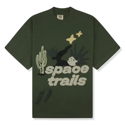 broken planet t-shirt 'space trails'