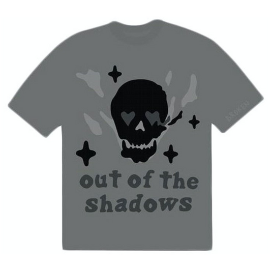 broken planet t-shirt 'out of the shadows'