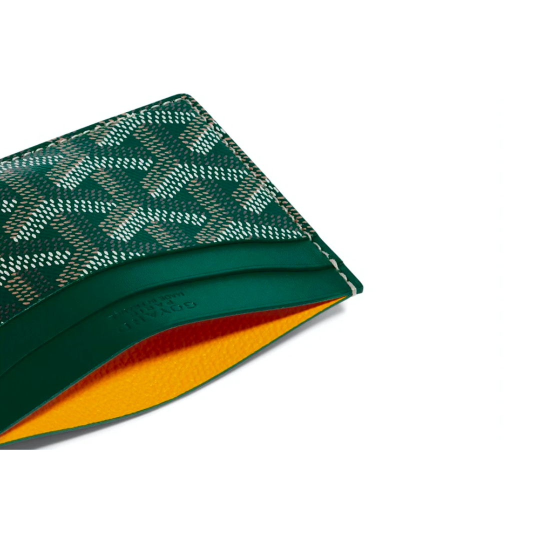 goyard saint suplice card holder - green