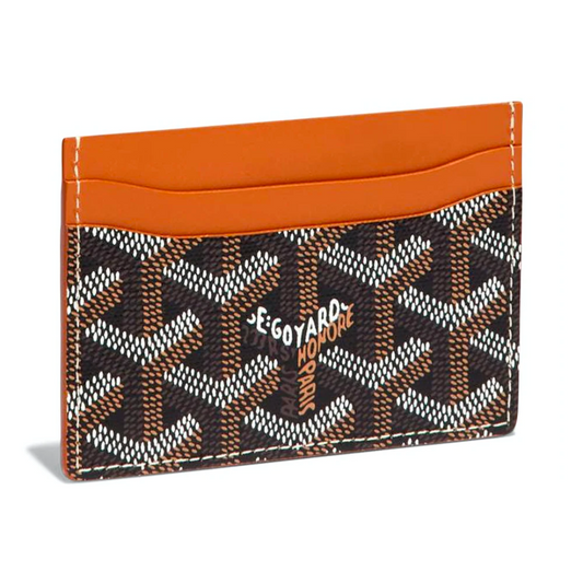 goyard saint sulpice card-holder - brown