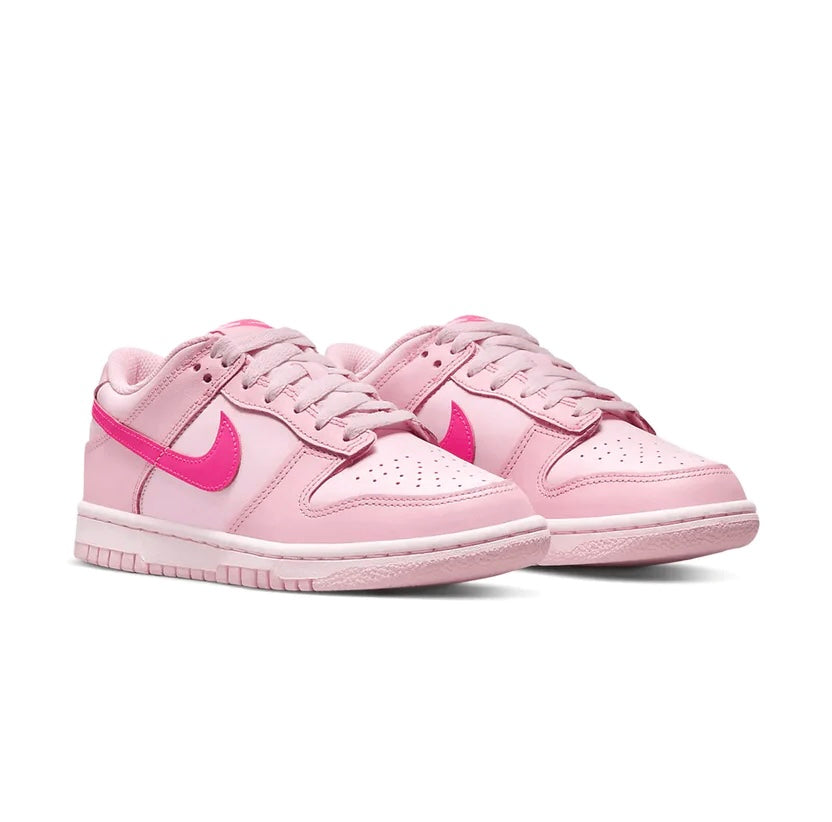 dunk low triple pink (gs)