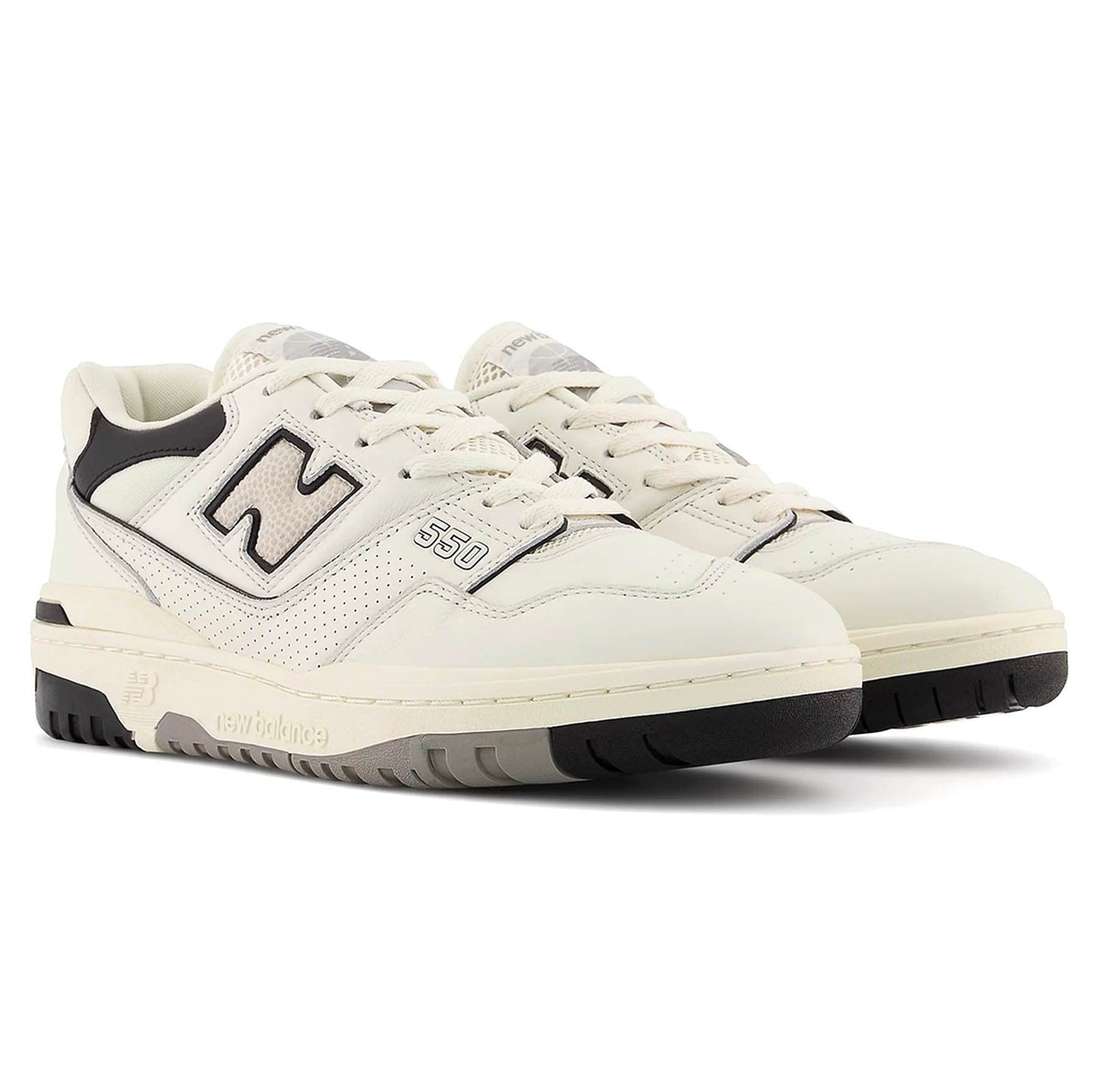 new balance 550 cream black