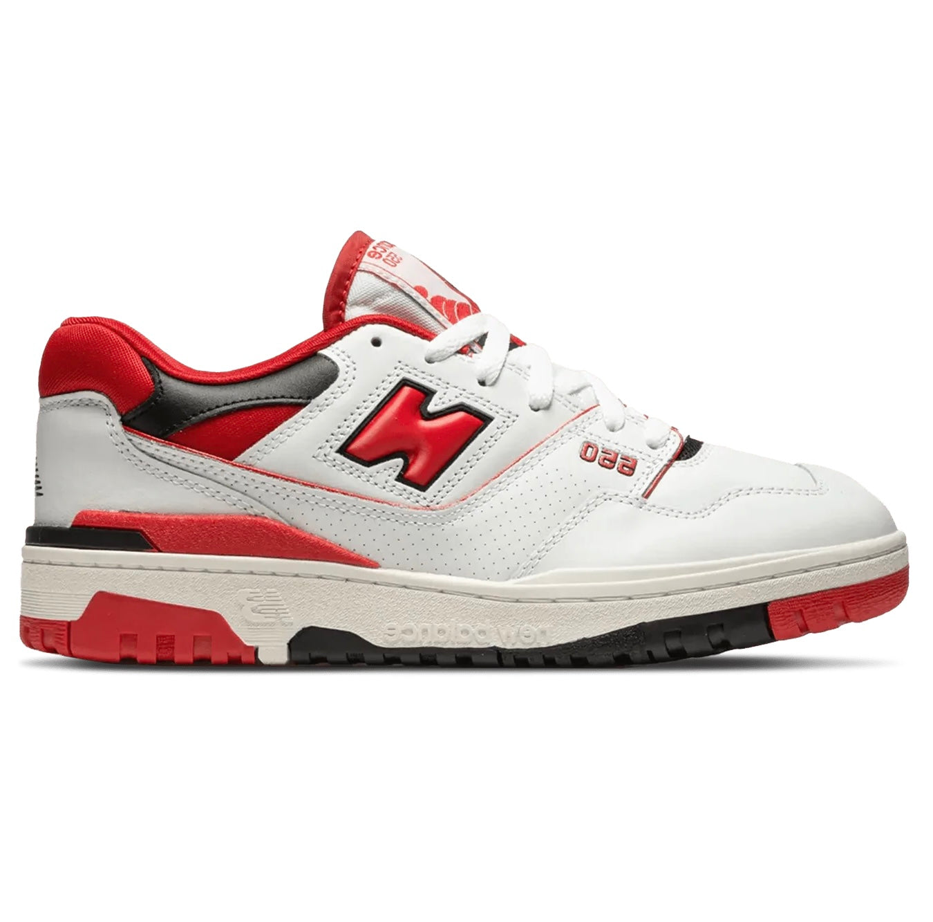 new balance 550 white team red