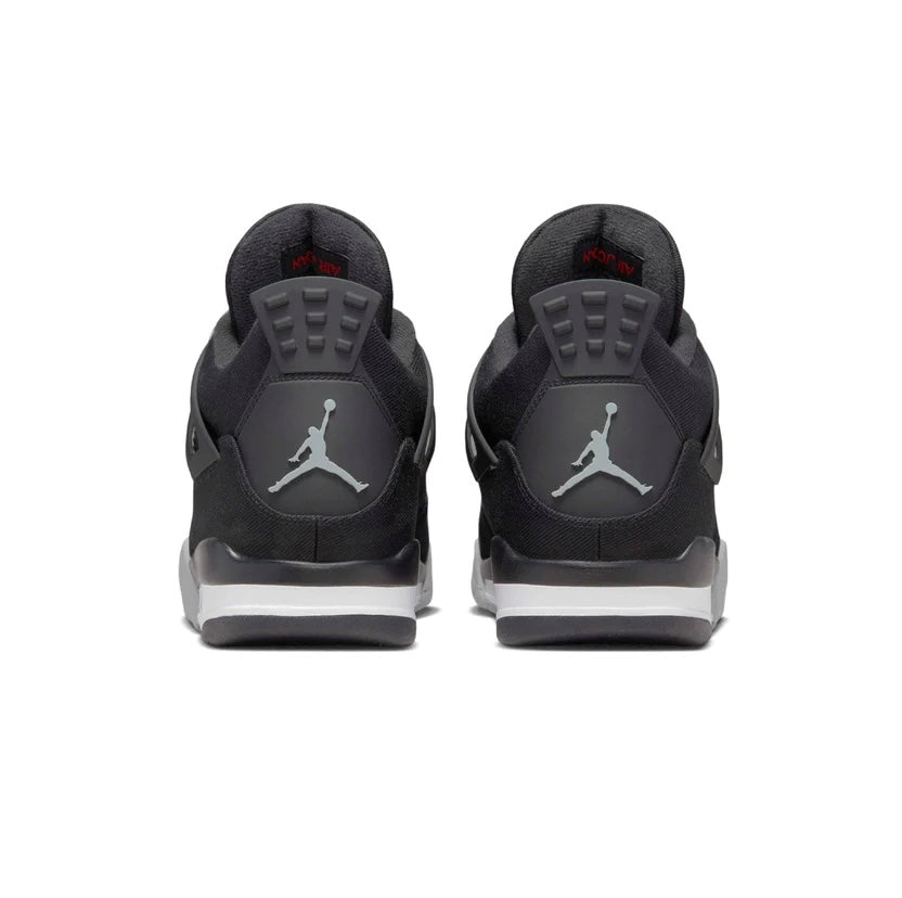 jordan 4 black canvas